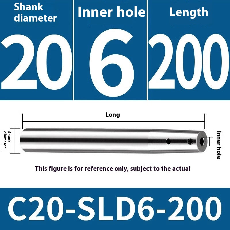 2059-High precision side solid SLD extension rod CNC milling cutter extended rod small diameter straight handle deep cavity avoidance C12C16C20 Shandong Denso Pricision Tools Co.,Ltd.
